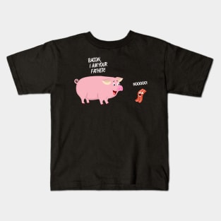 Bacon I Am Your father Kids T-Shirt